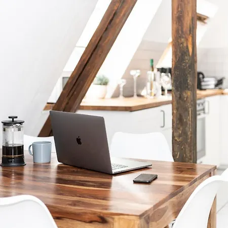 Apartamento Ko-living - Haendel - Altstadt Mit Kueche, Smart Tv & Dachterrasse *