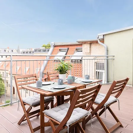 Ko-living - Haendel - Altstadt Mit Kueche, Smart Tv & Dachterrasse Apartament