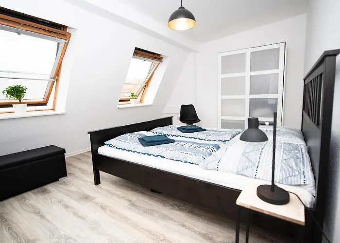 Ko-living - Haendel - Altstadt Mit Kueche, Smart Tv & Dachterrasse Lägenhet *