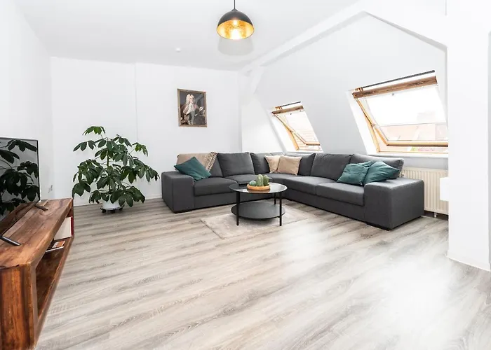 Ko-living - Haendel - Altstadt Mit Kueche, Smart Tv & Dachterrasse *