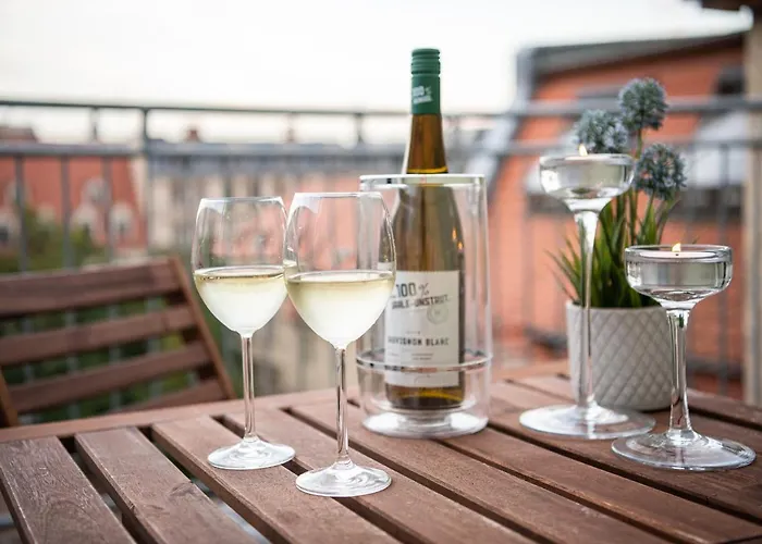 Ko-living - Haendel - Altstadt Mit Kueche, Smart Tv & Dachterrasse ハレ