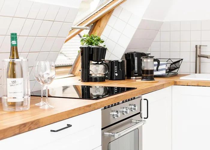 アパート Ko-living - Haendel - Altstadt Mit Kueche, Smart Tv & Dachterrasse ハレ