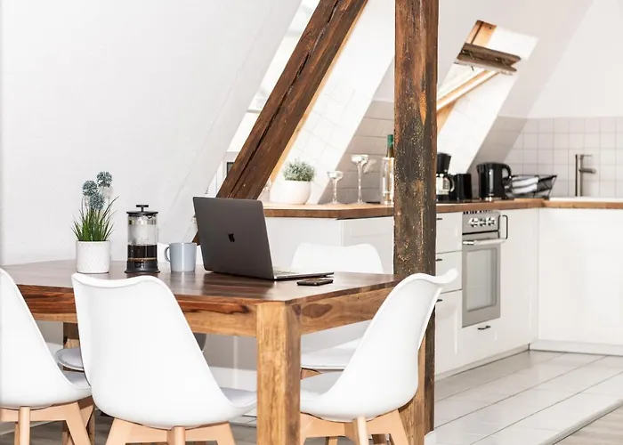 Ko-living - Haendel - Altstadt Mit Kueche, Smart Tv & Dachterrasse アパート ハレ