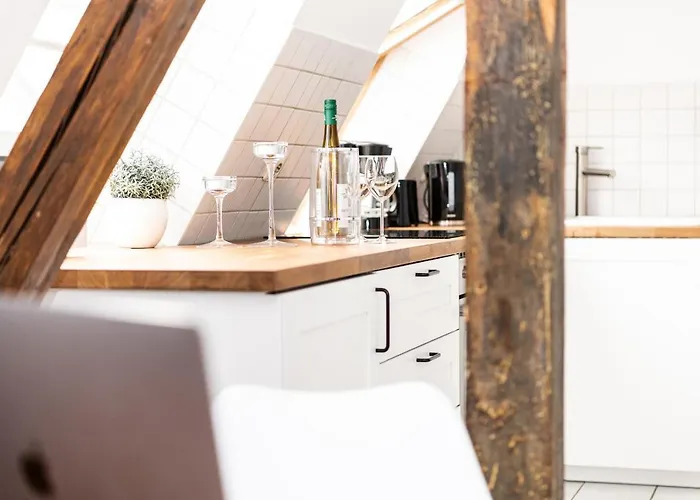 Ko-living - Haendel - Altstadt Mit Kueche, Smart Tv & Dachterrasse * Halle (Saale)