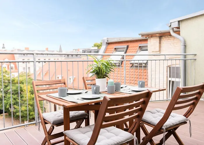 Apartament Ko-living - Haendel - Altstadt Mit Kueche, Smart Tv & Dachterrasse Halle (Saale)